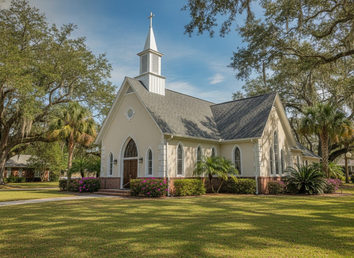 New roof, church building