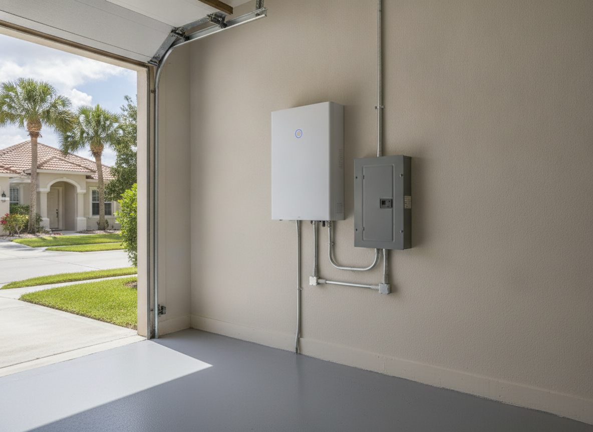 Home battery storage unit