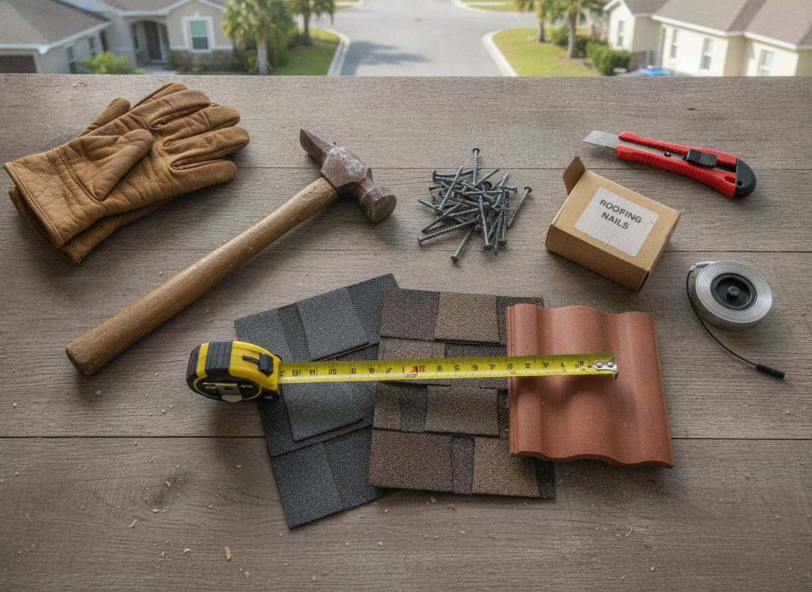 Roofing tools and materials